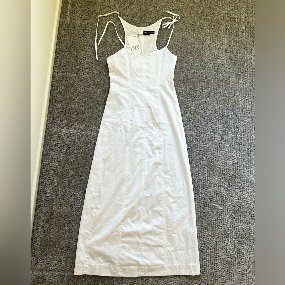 Zara White Dress